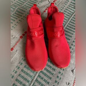 U.S. POLO ASSN., Red High Tops w/o Laces, Size 7.5